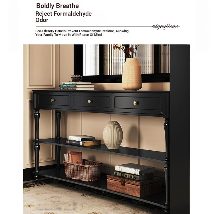 Elegant Multi-Layer Board Cabinet with Stylish Design - Perfect for Home Entryway or Living Room Storage fcr-4822