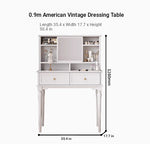Elegant Black Makeup Table with Multi-Layer Board and Glass - Stylish Vanity Set for Your Beauty Routine fcr-4824
