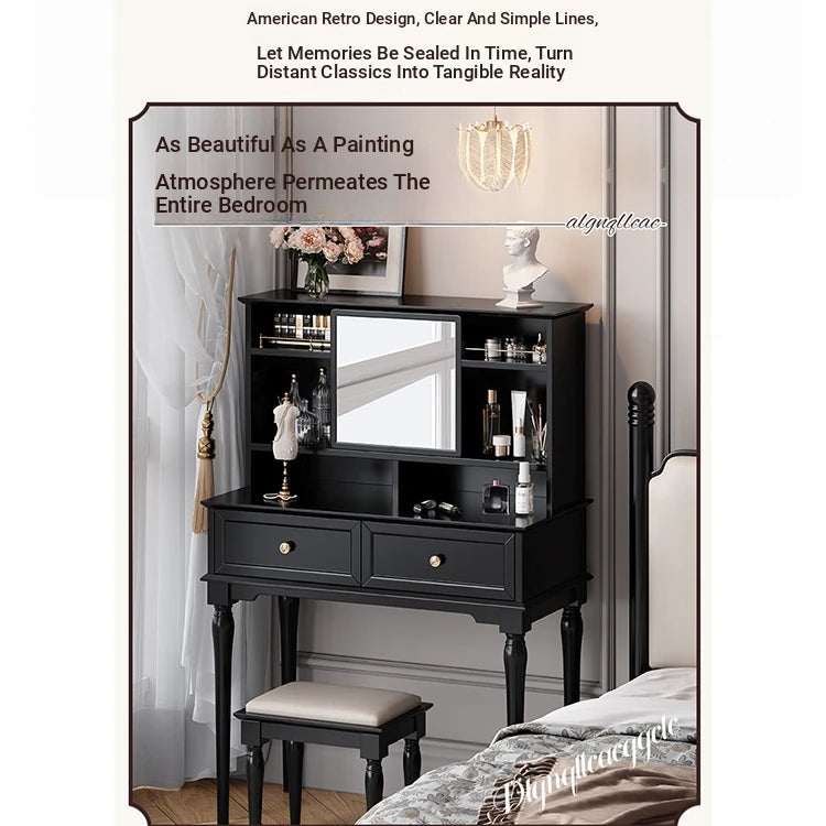 Elegant PU Leather Stool for Vanity or Makeup Station – Stylish and Comfortable Support fcr-4825