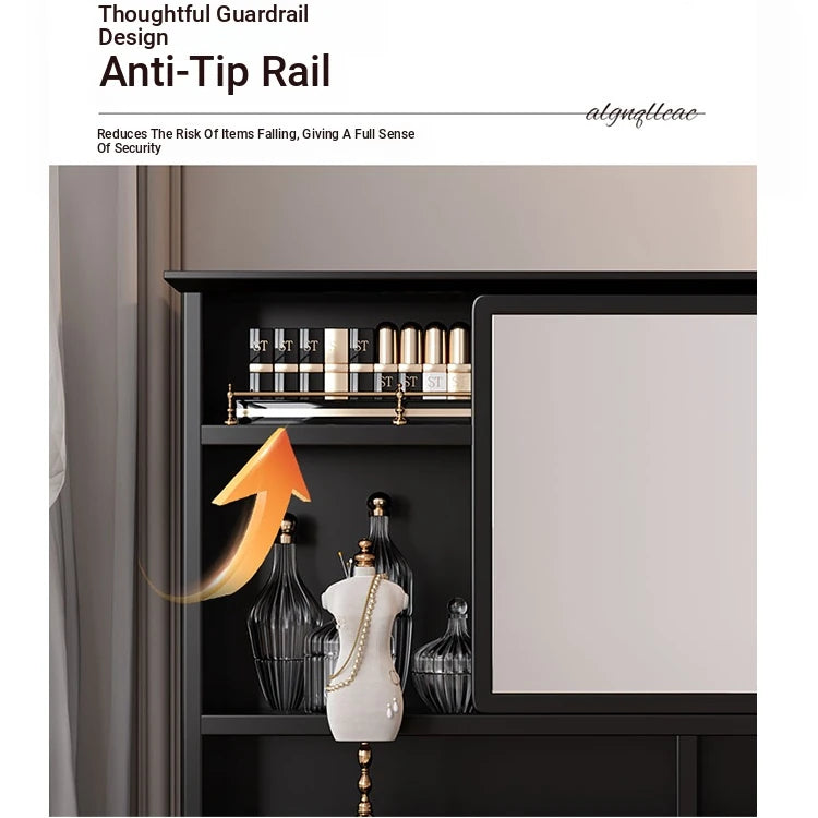 Elegant PU Leather Stool for Vanity or Makeup Station – Stylish and Comfortable Support fcr-4825