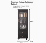 Elegant Multi-Layer Board Glass Cabinet with Storage Drawers - Modern Home Display Unit fcr-4827