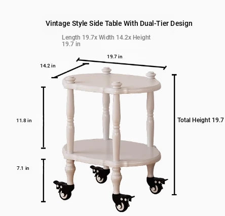 Elegant Black Tea Table on Wheels | Multi-Layer Board Design for Stylish Living Room Decor fcr-4831