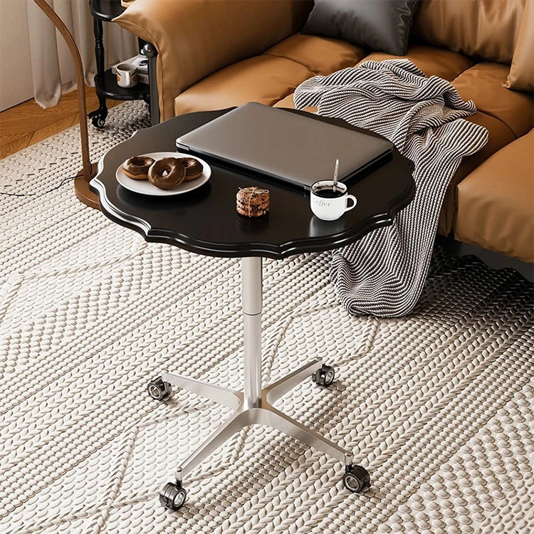 Stylish Multi-Layer Board Aluminum Alloy Rolling Tea Table - Perfect for Modern Living Rooms! fcr-4836
