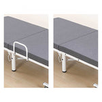 Premium Comfort Mattress: Luxurious Grey/White/Blue Options with Natural Bamboo Charcoal, Coconut Palm, Cotton, and Linen Layers fcsnm-1550