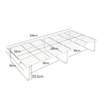 Stylish White Paulownia Wood Bed Frame with Steel Accents - Elegant Natural Finish fcsnm-901