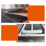 Luxurious Multi-Material Bed - Steel Frame with Laminated Wood & Bamboo Charcoal Foam fcsnm-903