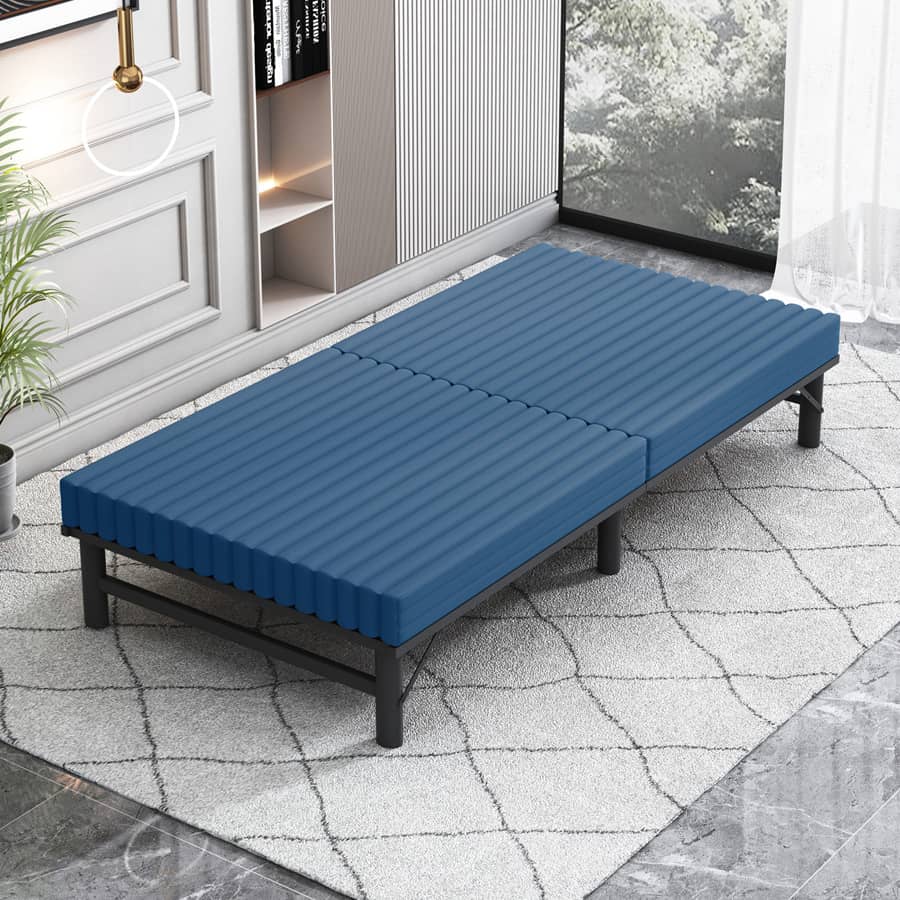 Ultimate Comfort Bed - Stylish Design in Green, Black & Brown with High-Quality Foam and Durable Laminated Wood fcsnm-907