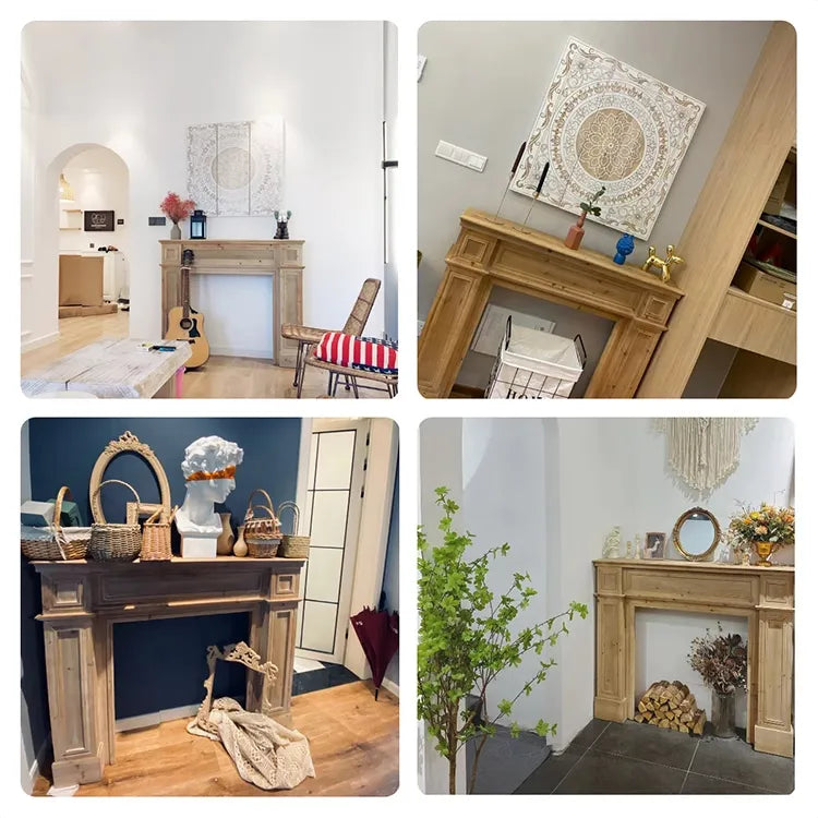 Modern Chinese Fir Storage Rack with Density Board Shelves - Stylish and Space-Saving Design fcwz-2353