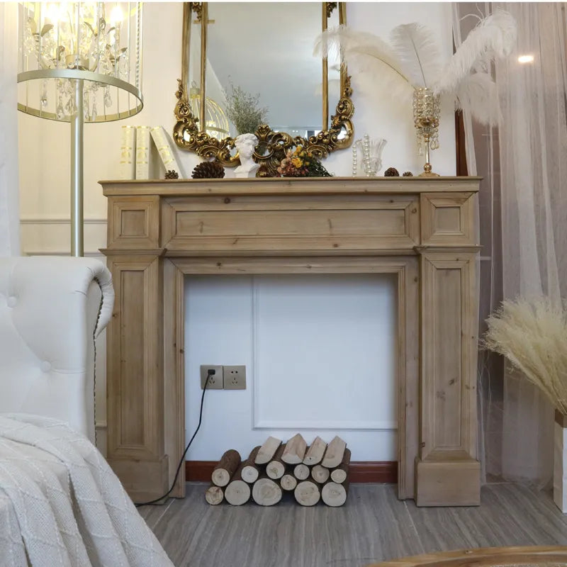 Modern Chinese Fir Storage Rack with Density Board Shelves - Stylish and Space-Saving Design fcwz-2353