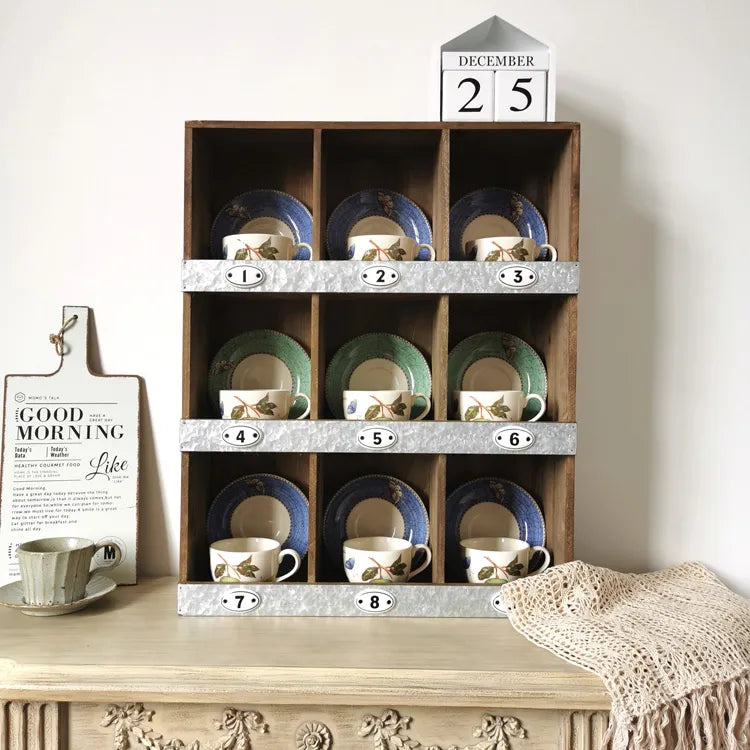 Rustic Chinese Fir Wooden Cabinet with Metal Accents - Compact and Versatile Storage Solution fcwz-2355