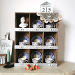 Rustic Chinese Fir Wooden Cabinet with Metal Accents - Compact and Versatile Storage Solution fcwz-2355