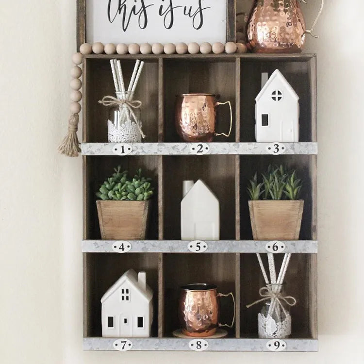 Rustic Chinese Fir Wooden Cabinet with Metal Accents - Compact and Versatile Storage Solution fcwz-2355