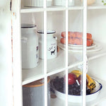 Elegant Tempered Glass Display Cabinet with Arched Design for Modern Home Decor fcwz-2359