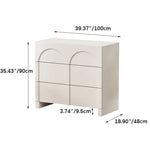 Sleek Modern White Cabinet with Solid Wood Density Board Design fcwz-2361