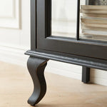 Elegant Display Cabinet with Pine-and-Glass Design for Stylish Home Decor fcwz-2365