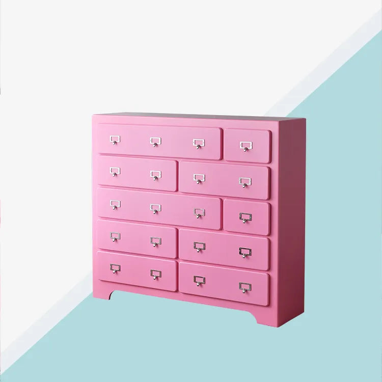 Pink Pine Density Board Cabinet - Stylish Storage Solution for Your Home fcwz-2366