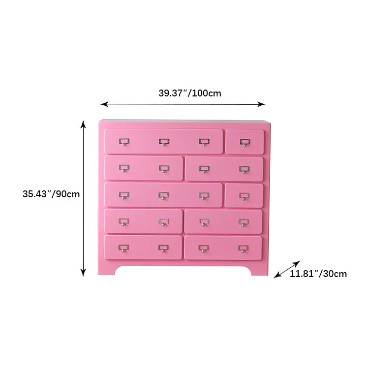 Pink Pine Density Board Cabinet - Stylish Storage Solution for Your Home fcwz-2366
