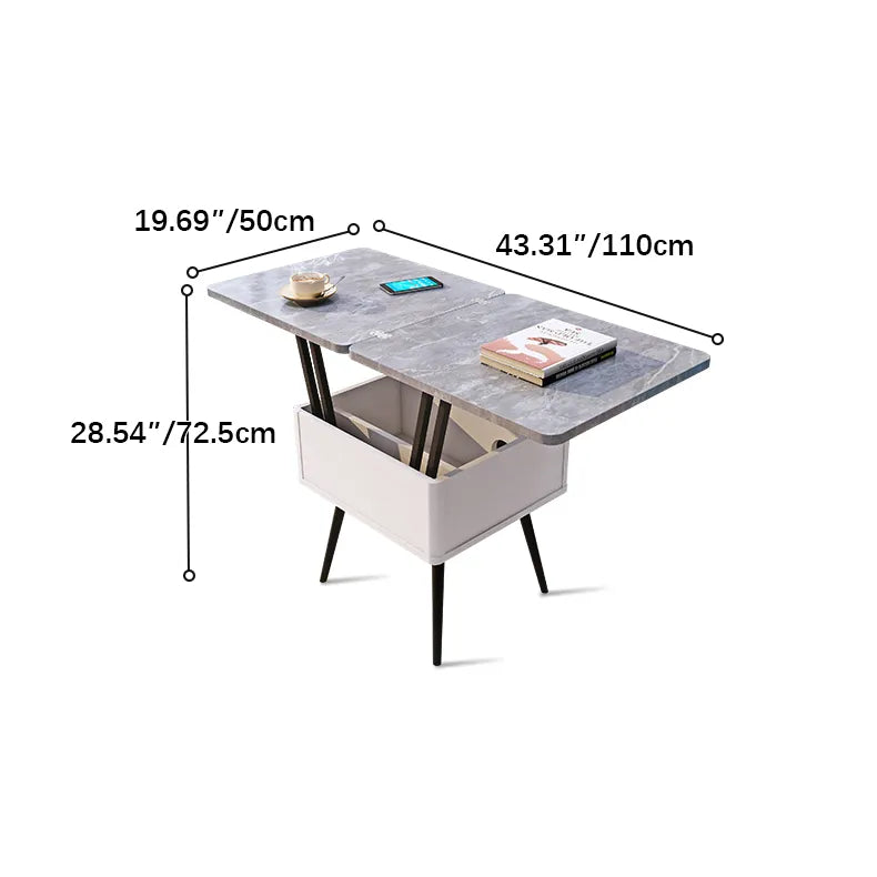 Mid-Century Modern Tea Table, Stylish Beech Wood Multi-Layer Design fcx-2586