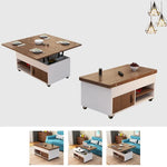 Modern Multi-Layer Board Tea Table with Storage – Versatile Living Room Centerpiece fcx-2587