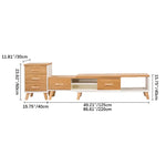 Modern Solid Wood Tea Table with Synthetic Leather Accents - Perfect for Stylish Living Rooms fcx-2588