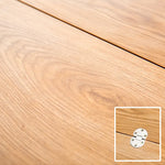 Modern Solid Wood Tea Table with Synthetic Leather Accents - Perfect for Stylish Living Rooms fcx-2588