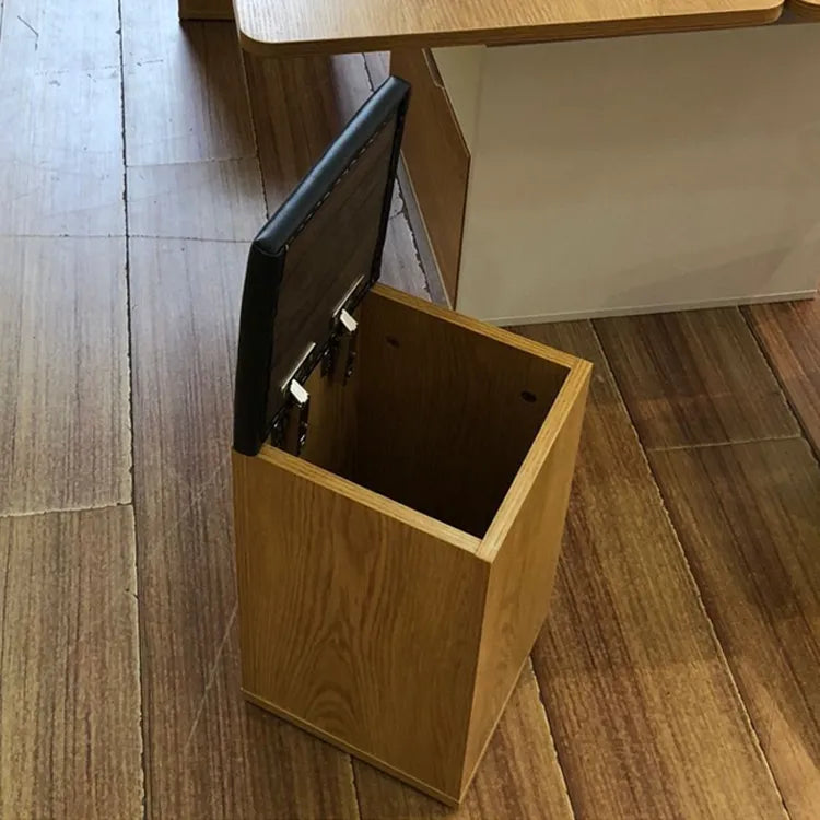 Modern Multi-Layer Tea Table with Synthetic Leather Finish - Stylish Centerpiece for Your Living Room fcx-2591