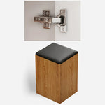 Modern Multi-Layer Tea Table with Synthetic Leather Finish - Stylish Centerpiece for Your Living Room fcx-2591