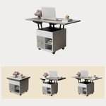 Multi-Functional Lifting Tea Table with Storage and Modern Design fcx-2593