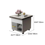 Multi-Functional Lifting Tea Table with Storage and Modern Design fcx-2593