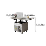 Multi-Functional Lifting Tea Table with Storage and Modern Design fcx-2593