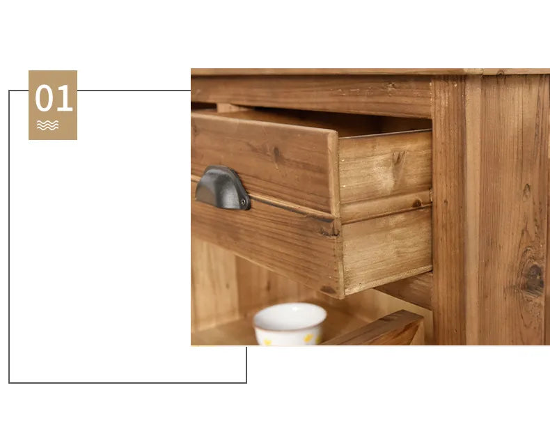 Stylish Chinese Fir and Glass Cabinet for Elegant Home Decor fczym-2305