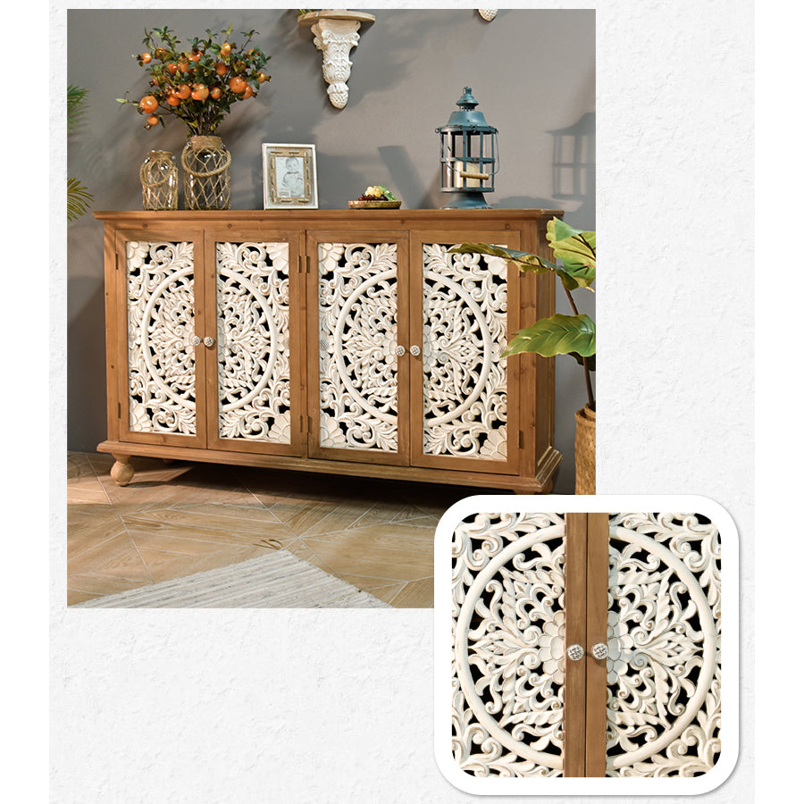 Premium Cedar Wood Cabinet for Stylish and Durable Storage Solutions fczym-2308