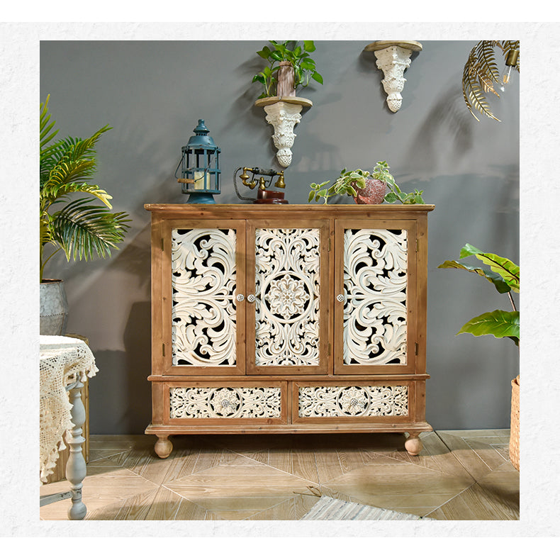 Premium Cedar Wood Cabinet for Stylish and Durable Storage Solutions fczym-2308