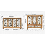 Premium Cedar Wood Cabinet for Stylish and Durable Storage Solutions fczym-2308