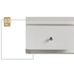 Solid Wood Bedside Cupboard - Elegant Nightstand Storage Solution fczym-2321