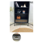 Stylish Tempered Glass Cabinet - Modern Storage Solution for Home & Office fczym-2322