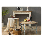Vintage Elegance: Chinese Fir Tea Table for Timeless Charm fczym-2323
