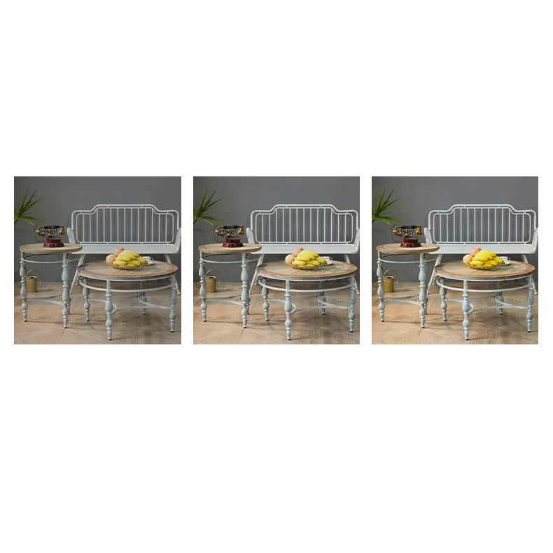 Vintage Elegance: Chinese Fir Tea Table for Timeless Charm fczym-2323