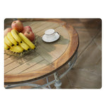 Vintage Elegance: Chinese Fir Tea Table for Timeless Charm fczym-2323