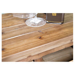 Elegant Cedar Wood Glass Cabinet - Stylish Storage Solution for Your Home fczym-2327