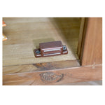 Elegant Cedar Wood Glass Cabinet - Stylish Storage Solution for Your Home fczym-2327