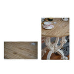 Vintage-Style Solid Wood Table with Scrollwork Base - Perfect for Elegant Interiors fczym-2335