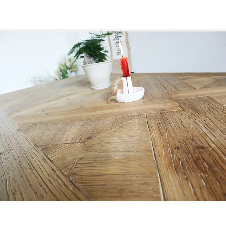 Rustic Solid Wood Dining Chair – Handcrafted Elegance for Your Home fczym-2337