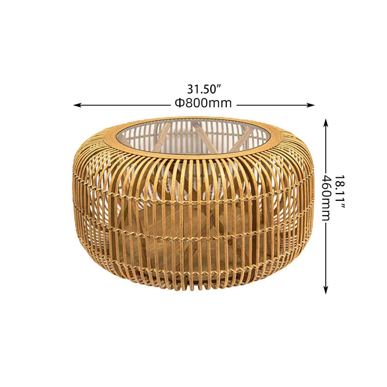 Stylish Rattan Weaving Stool Set for Modern Home Decor fczym-2339-st