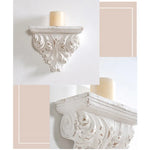 Decorative Chinese Fir Storage Rack - Stylish Wood Wall Shelf for Elegant Home Decor fczym-2340