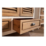 Elegant Chinese Fir and Glass Mirror Buffet Cabinet - Perfect for Stylish Home Decor fczym-2349