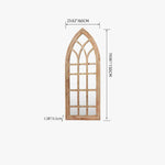 Elegant Chinese Fir and Glass Mirror Buffet Cabinet - Perfect for Stylish Home Decor fczym-2349