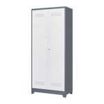 Metal Storage Cabinets,Cleaning Tool Cabinet with Locking Door, Tall Broom Tool Organizer and Storage, Large Storage Cabinet for Kitchen, Pantry, Office, Shop W328P193781-djyc