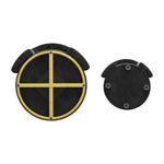 360° Round Swivel Chair with Storage under Seat, Comfy Chair for Living Room Bedroom Reading Room (Black) W1669P224546-djyc