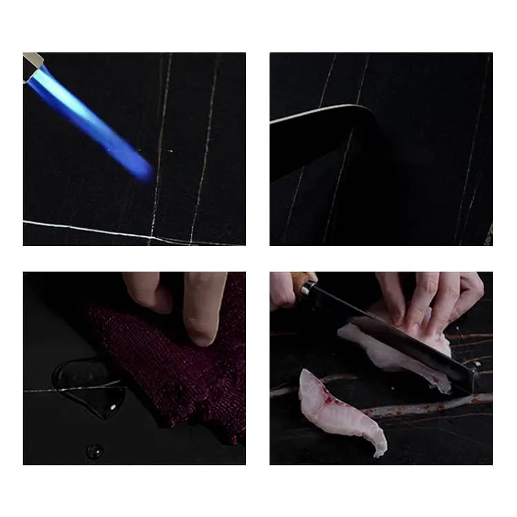 Stylish Round Dining Table with Sintered Stone and Faux Leather for Modern Homes fdfh-2216